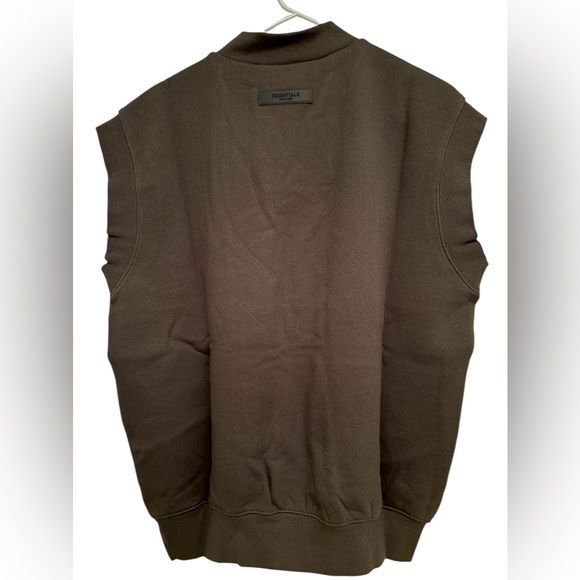FEAR OF GOD ESSENTIALS PULLOVER V-NECK VEST - Picture 4 of 5